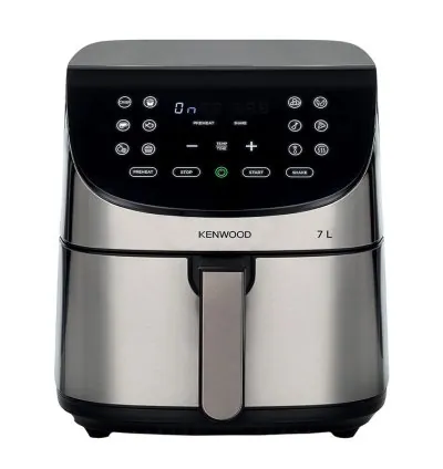 Kenwood Digital Air Fryer XXXL 7L 2.8KG 1800W with Max Crisp Function Recipe Book Rapid Hot Air Circulation for Frying Grilling Broiling Roasting Baking and Toasting HFM80.000SS