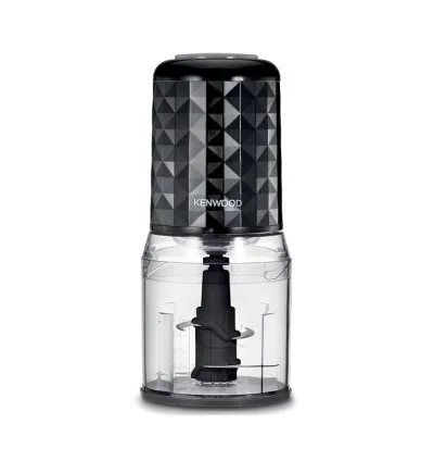 Kenwood Chopper 400W Electric Food Chopper With 500Ml Bowl Dual Speed Stainless Steel Quad Blade Rubber Lid Ice Crush Function CHP40.000BK