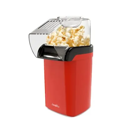 Decakila Hot Air Popcorn Popper 1200W Home Popcorn Maker With Measuring Cup Capacity 0.27 L KETT009R
