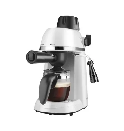 Decakila Espresso Maker 0.24L 800W Die-Casting Aluminum Alloy Boiler With Fronting Function Boil-Dry Protection KECF007W