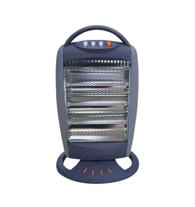 Decakila Room Heater 1200W 3 Heating Levels Oscillation Function Adjustable Thermostat Instant Heating Automatic Tip Over Protection Light Weight KEFH001B