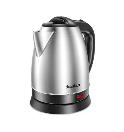 Decakila Kettle 1.5L Electric Jug 1800W Stainless Steel With Water Gauge Boil Dry Protection With Working Light KEKT002B