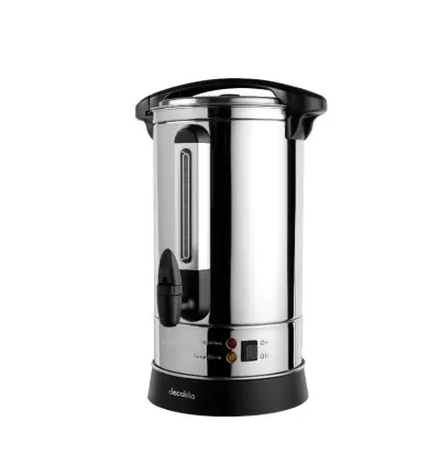 Decakila Water Boiler 20L Electric 2500W Boil Keep Warm Double Layer 304 Stainless Steel Body Lid With Safety Lock KEKT013M
