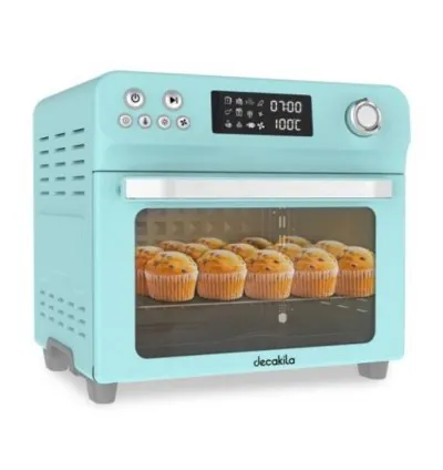 Decakila Air Oven 24L LED 1800W 1 Baking Rack 1 Baking Tray 1 Extraction Rack 1 Chicken Fork Silicone Gloves 1 KEEC023L