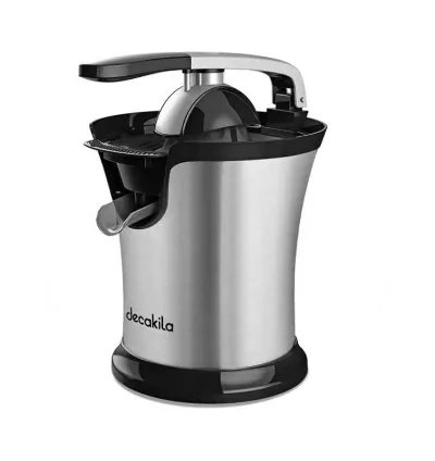 Decakila Citrus Juicer 160W Stainless Steel Double Cone Anti Drip Removable Filter Basket BPA Free Orange Squeezer Citrus Press KEJC008B