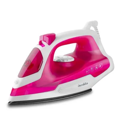 Decakila Steam Iron 1200W Water Tank Capacity 200ML Without Auto-off Function Steam Boost:0.8g/Shot Vertical Jet Steam Temp Control KEEN002R