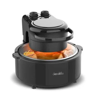 Decakila Air Fryer 5L Transparent Window 1200W Single Coat Non Stick SS304 Heating Element KEEC045B