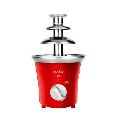 Decakila Chocolate Fountain 70W 3 Levels Of Melting Stainless Steel Plastic Body Fondue Chocolate Fountain KETT011R