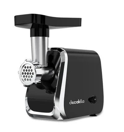 Decakila Meat Grinder 600W With Blade Out Put 1.5KG/Min Multiple Stainless Steel Grinding Plates KEMG021B