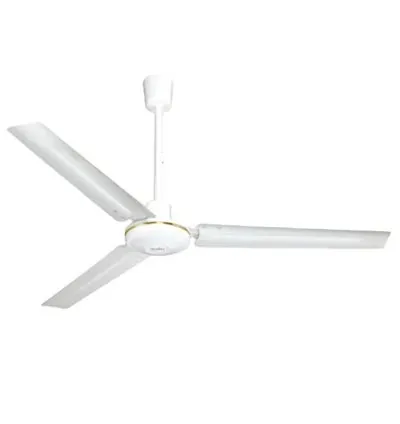 Decakila Ceiling Fan 56" 3 Blades 70W Indoor Ceiling Fan Brushed Nickel with Brushed Nickel Steel Blades KEFC076W