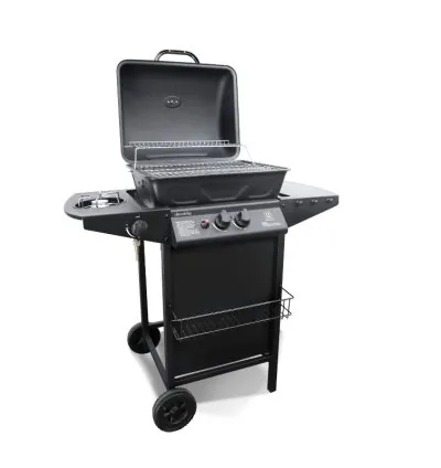 Decakila Barbeque Gas Grill 5.5kW Height 86CM Piezoelectric Ignition With Thermometer KMGS005B