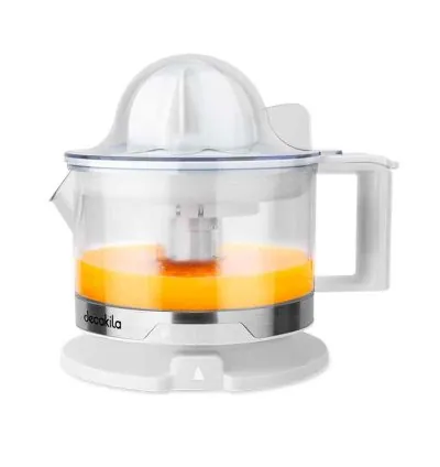 Decakila Citrus Juicer 40W 0.5L Double Cone Transparent Juice Cup Jog Function BPA Free Orange Squeezer KEJC006W