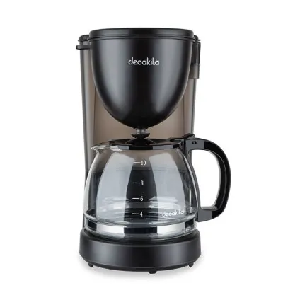 Decakila Coffee Maker Drip 750w 1.25L 10 Cups Boil-Dry Protection 30 Seconds Anti-Drip Function KECF001B