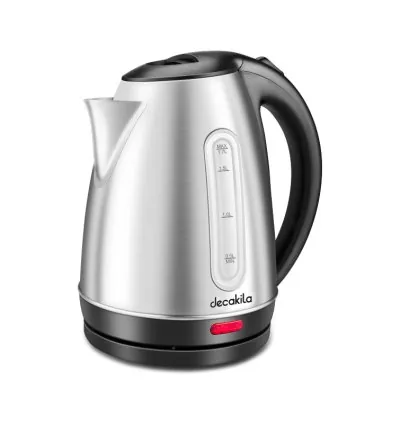 Decakila Kettle 1.7L Electric Jug 2200W Stainless Steel Boil Dry Protection With Working Light Body With Filter Design KEKT004W