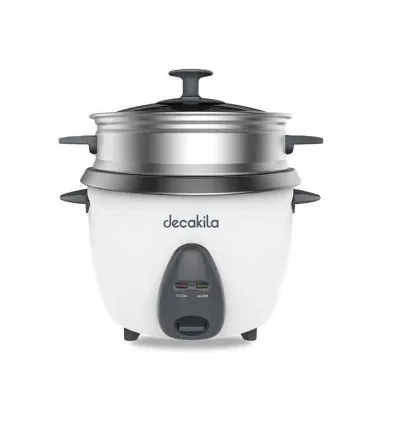 Decakila Rice Cooker 1.8L 700W 10 Cups Non Stick Easy to Clean With 1 Spoon With 1 Measuring Cup Split Power Cord KEER034W