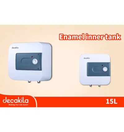 Decakila Water Heater 15L Electric 1500W High Precision Thermostat IPX4 Waterproof Grade KEWH011W