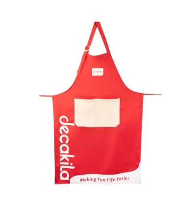 Decakila Apron 60x90 CM Cooking Chef Apron Baking Apron With Pockets For Men And Women With The Material Polyester GCA008R