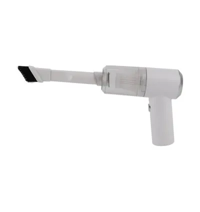 Mini Handheld Vacuum Cleaner Automatic Rechargeable for Dust Dirt for Daily Use White