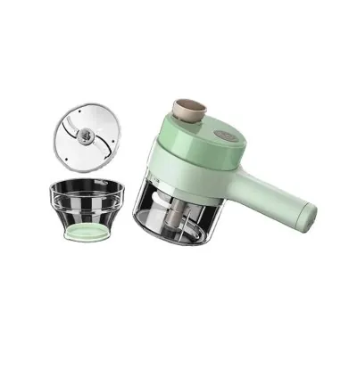 Handheld Mini Electric Food Chopper 4in1 Vegetable Cutter Chopper Food Slicer