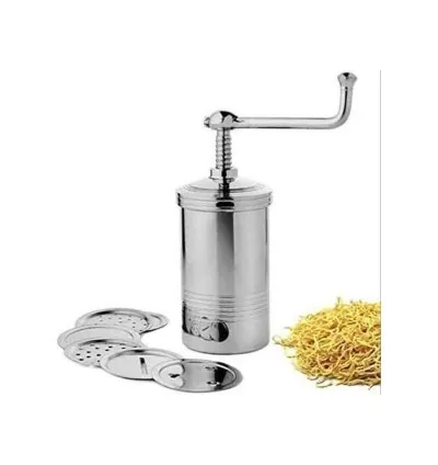 Super Aluminium Tambi Machine Silver SSNO9 Stainless Steel Sev Maker Stainless Steel Sev Sancha Sev Manual Pasta Maker