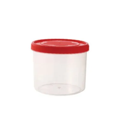 Cello Plastic Container Jar 750ml Plain (Pack of 12)