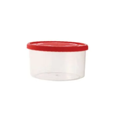 Cello Plastic Container Jar 500ml Plain (Pack of 12)