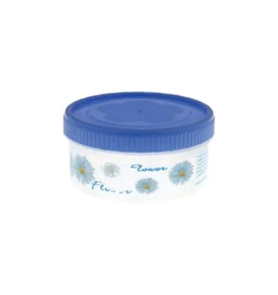 Cello Plastic Container Jar 500ml Printed (Pack of 12)