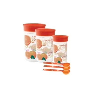 Cello Plastic Container Glory (Small) 750ml 1000ml & 2000ml 3pc Set