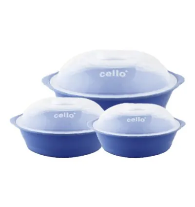 Cello Microwave Bowls H:50mm H:65mm H:80mm