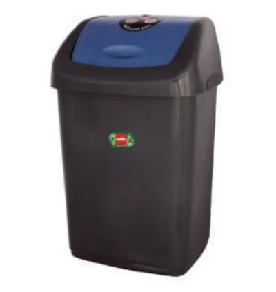 Cello Plastic Dustbin Rectangular Large 53L 440 x 315 x 640mm