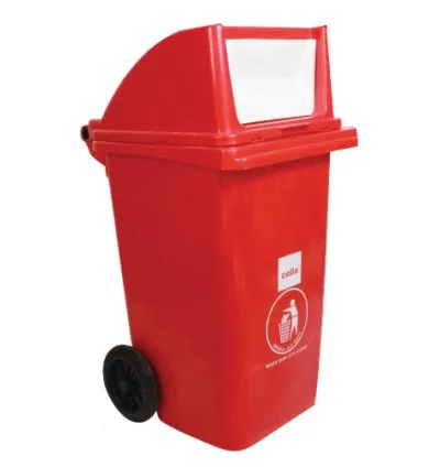 Cello Plastic Dustbin Wheel Swing Bin 100L 540 X 470 X 930mm