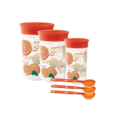 Cello Plastic Container Glory (Big) 1500ml 3000ml & 5000ml 3pc Set