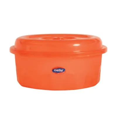 Cello Basin 13 with Lid Multi-Color 295 X 145mm (Pack of 3)