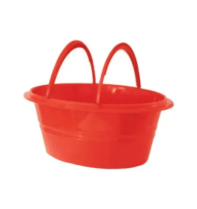 Cello Oval Basin 18 Litres Multi-Color 470 x 320 x 185H mm (Pack of 3)