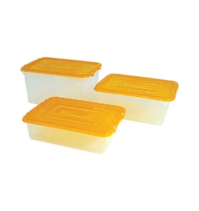 Cello Plastic Container Rugby Plain 280 x 200 x 150mm 3pc Set