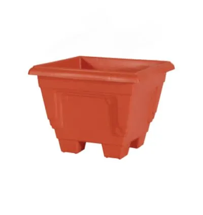 Cello Square Planter 10 Multi-Color 225 x 225 x 175mm (Pack of 3)