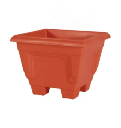 Cello Square Planter 15 Multi-Color 275 x 275 x 215mm (Pack of 3)