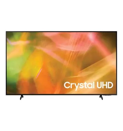 Samsung 55" LED 4K Crystal UHD Smart TV, Air Slim Design, Motion Xcelerator, HDR, Q-Symphony, PC on TV 55AU8000
