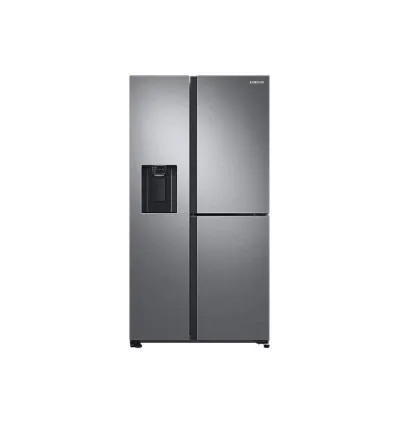 Samsung Refrigerator 602L with Sleek & Seamless Design, Side By Side, Digital Inverter, SpaceMax, FlexZone, Metal Cooling, Slim Indoor IceMaker, Silver RS65R5691M9