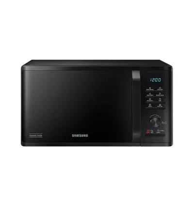 Samsung Microwave Oven 23L, 1250W, Grill, 6 Power Levels, Browning Plus Triple Distribution System, Auto Cook, Quick Defrost, Deodorization, Black MG23K3515AK/SG