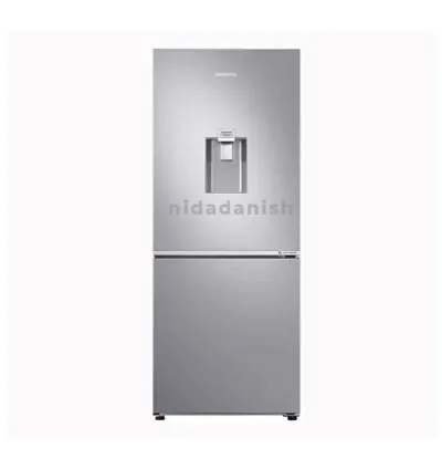 Samsung Refrigerator 284L with Flat Design, Double Door, Bottom Mount, Optimal Fresh Zone, Silver RB37N4160/RB30N4160