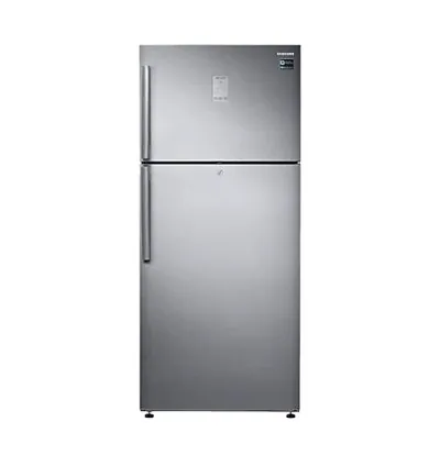 Samsung Fridge 439L Digital Inverter, Double Door, Top Freezer, Twin Cooling Plus, TMF, DIT, Air Hygienically, LED Lighting, Silver RT56K5341/RT43K6341