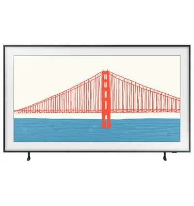 Samsung 65" QLED 4K The Frame TV with Art Mode, Customizable Bezel, Dual LED, PC on TV, AI Upscaling, Solar Cell Remote 65LS03A