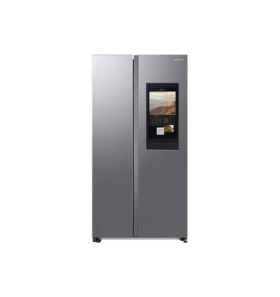 Samsung Refrigerator 635L with Sleek & Seamless Design, Side by Side, Digital Inverter, SpaceMax, DIT, Non-Plumb Dispenser, Auto Ice Maker Mirror Black RS64R53112A