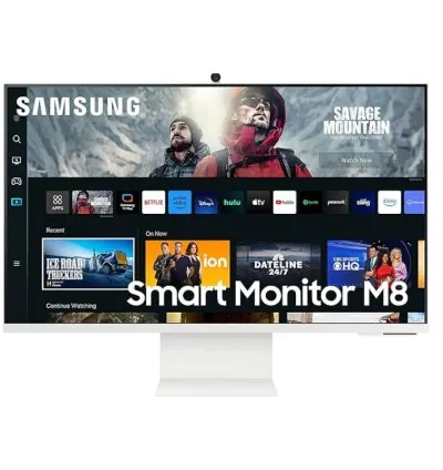 Samsung 32" 4K Smart Monitor M8 M80C, Iconic Slim Design, White LS32CM801UMXUE