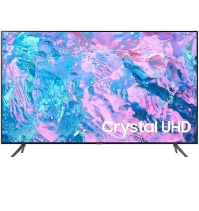 Samsung 50" LED Crystal UHD 4K Smart TV Frameless, Samsung Smart Hub, PurColor, Crystal Processor with 4K UHD Upscaling, Motion Xcelerator, Mega Contrast HDR, Object Tracking Sound Lite, Q-Symphony 50CU7000