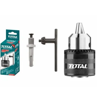 Total Drill Chuck with Key & SDS Adaptor 13mm TAC451301.1