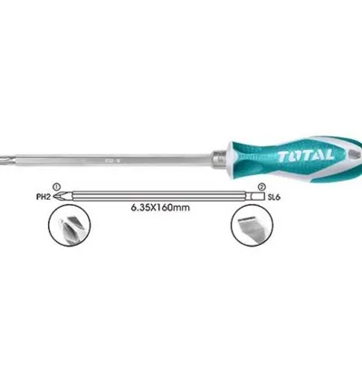 Total Screwdriver Set 2in1 THT250206