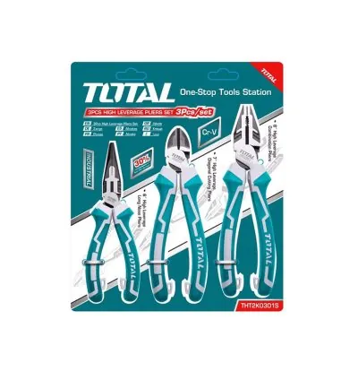 Total High Leverage Pliers Set 3pcs THT2K0301S