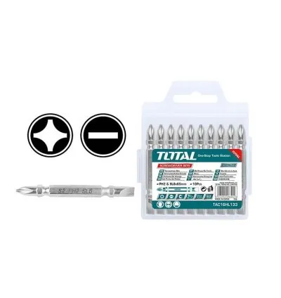 Total Screwdriver Bit Set 10pcs TAC16HL133